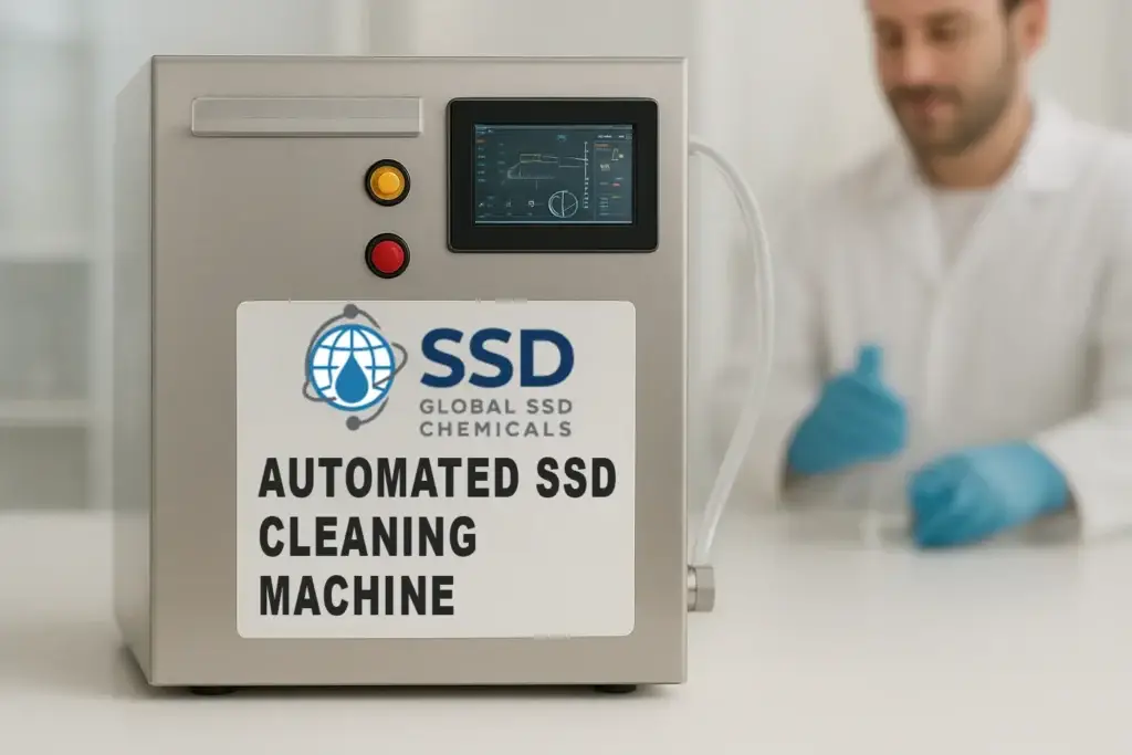 Automated SSD Cleaning Machine by Global SSD Chemicals